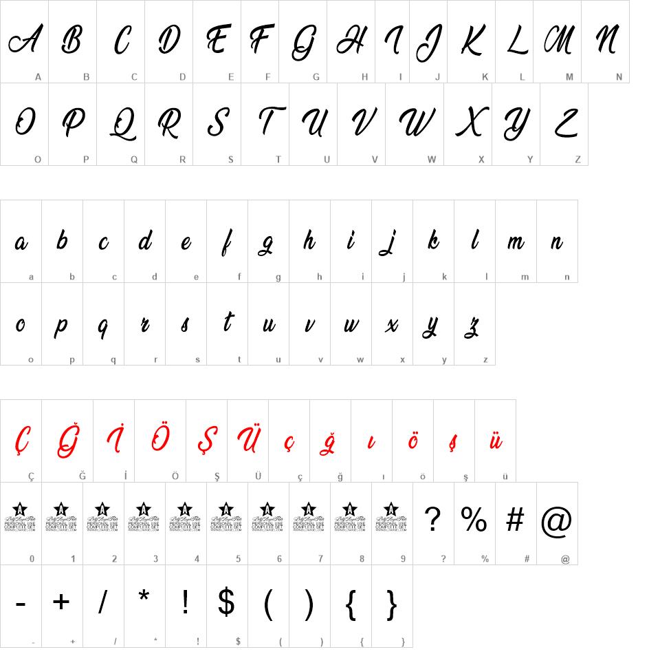 Beredith  font